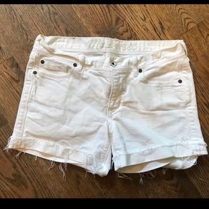 Madewell White Shorts